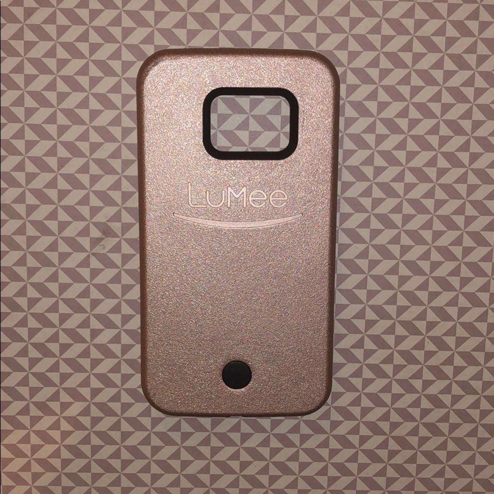 Samsung S7 Rosegold LuMee phone case